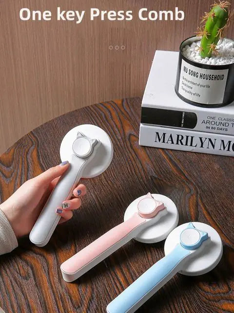 Self-Cleaning Pet Brush for Dogs and Cats, Portable Tool