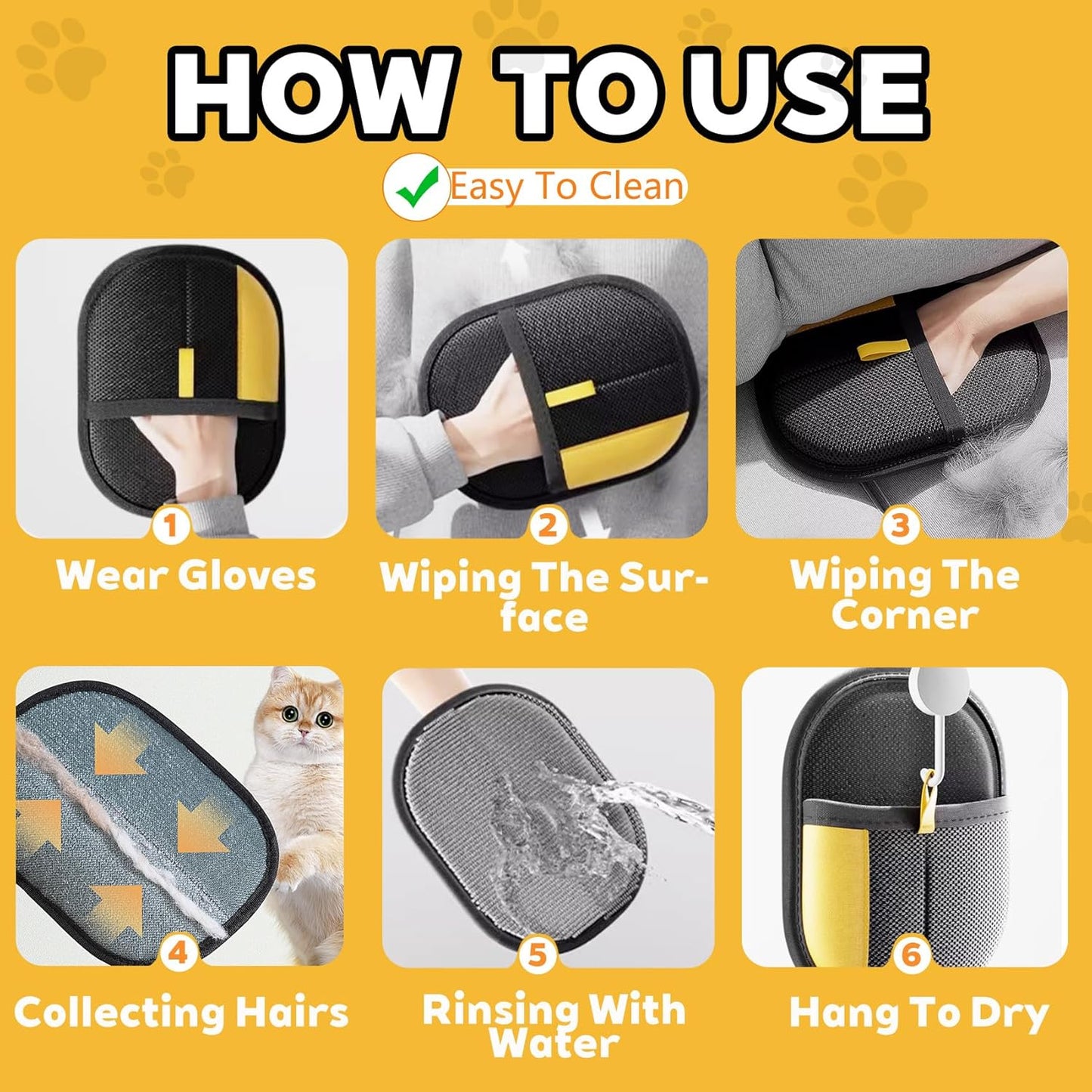 Premium Pet Hair Removal Glove