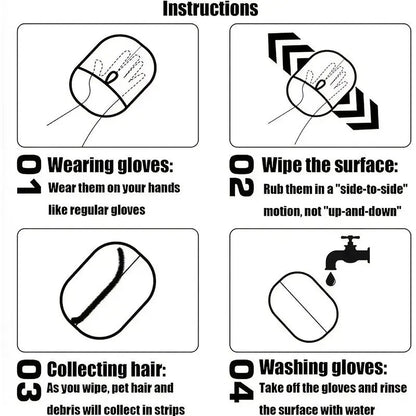Premium Pet Hair Removal Glove